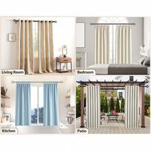 Curtain Window Rods - Antique Silver - View 11