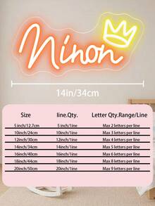 لافتة نيون مخصصة بالاسم، ديكور جداري شخصي، ديكور حفل زفاف، لافتة نيون باسم، لافتة نيون LED للمراهقين، هدايا شخصية، ديكور غرفة النوم، ديكور المنزل إضاءة LED USB، هدية عيد ميلاد، أعطها له أو لها، يوم الشباب، عيد الأب، حفل التخرج، حفل الزفاف، غرفة المعيشة بالمنزل، غرفة النوم، المكتب