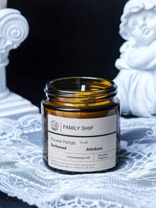 FAMILY SHIP 100g/1pc Mint Scented Candle, Smokeless Burning, Long-Lasting Fragrance, Suitable For Bathroom, Workout, Sleeping, Home Decor, Gifts For Friends, Girlfriend, Elders, New Year, Birthday, Festivals, Mother's Day, Thanksgiving, Valentine's Day
