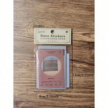 15pcs Mixed Pattern Sticker, Modern Waterproof Frame Print Decal For Office, School Back To School - Nhiều màu - Xem 7