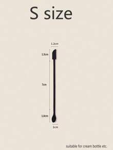 1/3件装迷你硅胶刮刀，化妆刮刀，小型可重复使用化妆品刮刀，美容刮刀，迷你刮刀，薄罐刮刀，食物刮刀，刮干净最后一滴，美容产品，化妆品，价格实惠，房间装饰，梳妆台，旅行，卧室，化妆配件 - 彩色 - 查看 6