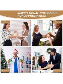 Ultimate Appreciation Gift Set - Inspiring Stainless Steel Keychain, Premium Bamboo Pen, Pocket Notebook, And Uplifting Quote - Perfect Employee, Volunteer, Teacher, Nurse, Team Building, Birthday, Retirement, And Holiday Office Gift - Multicolor - View 2