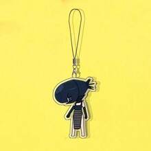 Set de 5 llaveros acrílicos con personajes de anime, adecuados para accesorios de teléfono y decoración de llaves de coche - Multicolor - Ver 4