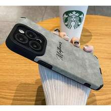 Shockproof  Custom Phone Case - Personalised Name Case Cover For IPhone 16 15 14 13 12 11 Pro Max - Black - View 4