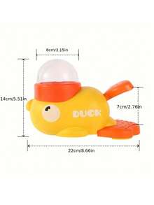 互动式鸭子造型宠物喂食器玩具 - 橙色鸭嘴和鸭爪设计，耐用塑料益智喂食器，趣味十足的投喂游戏，适合各种体型的宠物，坚固耐用，宠物喂食站
