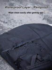 防水摩托车头盔收纳袋 – 大容量便携包，适用于全盔和半盔，也适用于电动滑板车和电动自行车骑行者 – 耐用牛津布面料，带按扣和提手设计 – 便携式防尘罩，适用于摩托车、自行车、滑雪头盔