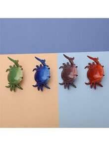 Ahnitol Weightlifting Crab Pen Holder, Creative Desktop Organizer With Cute Animal Figurine, Unique Office Supplies, Desktop Decor, Ideal Cool Gift For Gamers, Students, Coworkers - Stress Relief Office Gadget, Funny Desktop Accessory - Multicolor - View 3