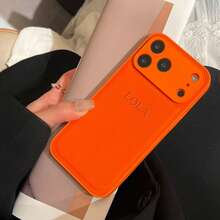 定制专属橙色手机壳,刻上您的名字。兼容 13/14/15/16/17 Pro Max Plus/17 Air。采用奢华韩国 PU 皮革制成,支持 3D DIY 刻字(可刻字母或首字母)。防震防摔,是送给爱人、朋友、家人或自己的完美节日礼物。可爱手机壳 - 橘色 - 查看 4