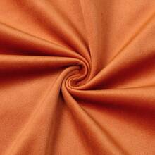 1个/2个装 万圣节主题装饰抱枕套，天鹅绒材质，适用于沙发、卧室、客厅、户外，尺寸：12x20英寸（30x50厘米）/18x18英寸（45x45厘米），橙色 - 橘色 - 查看 6