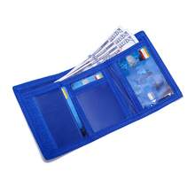 Multifunctional Tri-Fold Wallet, Fabric Wallet, Can Hold Credit Cards, ID And Cash, Cute & Fashionable, With Coin Pouch And ID Window, Football Print, Suitable For Men, Girl And Kids - Wallet Football - View 8