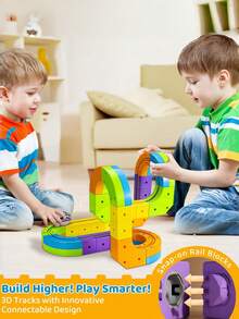 轨道车玩具 - 32/48/88 件套柔性轨道套装，合金轨道车，带电动火车和交通标志，儿童多人竞技 DIY 轨道玩具套装，组装拼接式亲子互动趣味玩具车，适合 3-12 岁男孩女孩，生日派对礼物，圣诞礼物，汽车玩具，男孩玩具，汽车轨道，火车轨道，男孩玩具