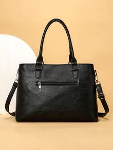 Retro Minimalist Large Capacity Fashion Student/Work Commute Tote Bag