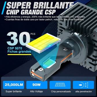  S&D D1S LED D2S D3S D4S D5S Led 90W Car Headlights HID Bulbs Canbus Light Auto Lamp Plug And Play Car Accessories 12V 6000K