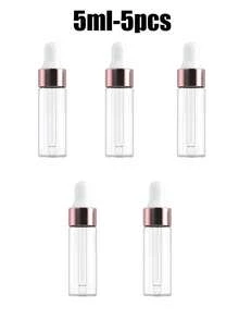 3/5/10个装，2/3/5毫升玻璃滴管，透明空瓶，旅行装化妆品分装瓶，可重复灌装的空化妆品旅行瓶，适用于香水、护肤品、彩妆、乳液等，滴管瓶，可重复灌装的空香水旅行小样瓶，精华液化妆品旅行必备品，带玻璃滴管的透明空玻璃液体小瓶，玫瑰红瓶盖旅行香水化妆品玻璃瓶，包装精美，送给旅行爱好者的礼物 - 彩色 - 查看 14