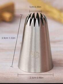 5pcs/Set 430 Stainless Steel Cake Decorating Piping Tips Set - Seamless Welded Polished Anti-Rust, Suitable For Home Kitchen And Baking - Silver - View 11