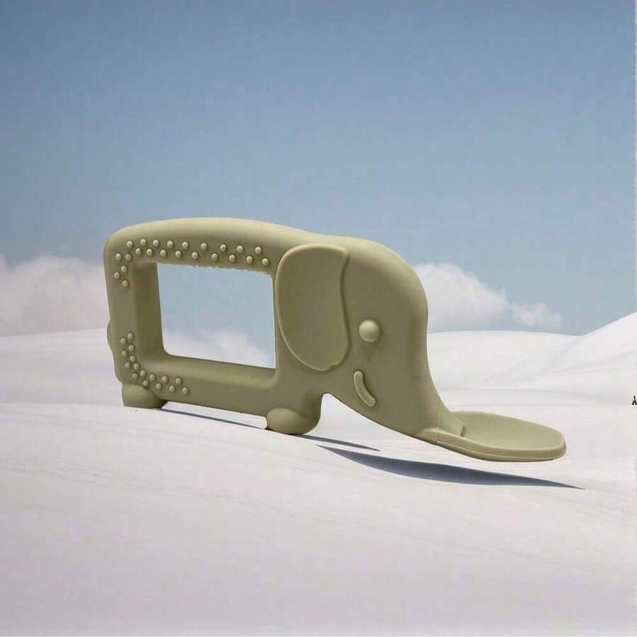 卡通婴儿硅胶趣味牙胶、咀嚼玩具、安抚奶嘴、防咬工具、磨牙玩具、可咀嚼勺