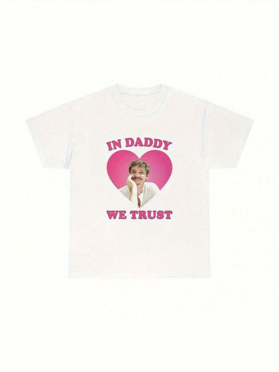 In Daddy We Trust Pedro Pascal Shirt - 黑色 - 查看 1