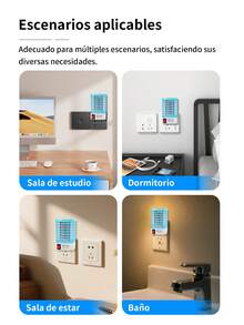 4 piezas Lámpara Portátil Automática para Matar Mosquitos con Atracción UV, Matamoscas en Tiempo Real, Funcionamiento a Bajo Voltaje para Hogar, Oficina, Viajes,Dispositivo Compacto Repelente de Insectos (110 Enchufe)Lampara para matar mosquitos E Insectos , LAMPARA EFECTIVA PARA MOSQUITOS , SE CONECTA DIRECTO A LA LUZ. - Multicolor (4 piezas) - Ver 10