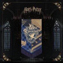 Harry Potter 1/4件复古霍格沃茨学院旗帜，格兰芬多、斯莱特林、赫奇帕奇、拉文克劳复古流苏设计，适用于宿舍、户外空间、派对和家居装饰，节日魔法装饰，粉丝理想礼物，仅包含旗帜（不含旗杆），生日装饰的完美之选[官方授权] - 彩色 - 查看 11