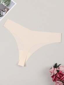 Women's Seamless Sexy Panties, 4pcs/Set, Low Rise - Multicolor - View 3