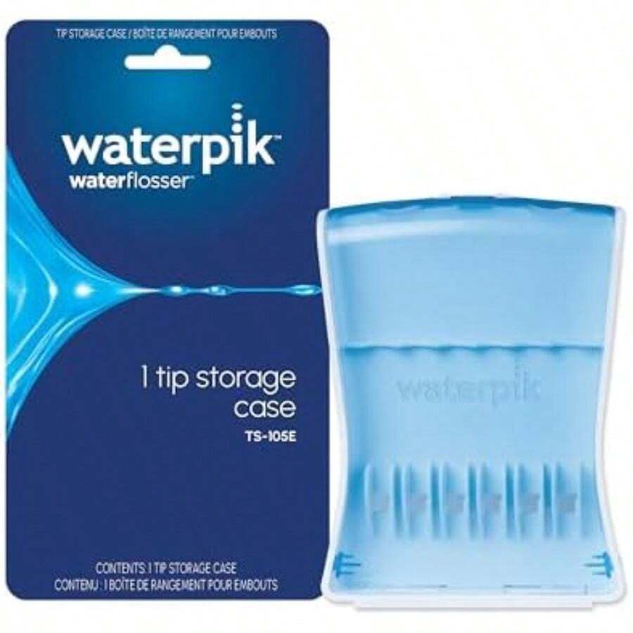Waterpik Convenient Hygienic Sturdy Storage Case for Replacement Tips, No Tips Included(1 Count (Pack of 1)) - Multicolor - Ver 1