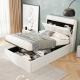 White + PU + 90cm*200cm