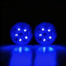 两件式车门碰撞警示灯套件，LED闪光灯，用于防止追尾碰撞，无线安装无需布线，高亮度车门警示手电筒，耐候防震汽车安全配件。