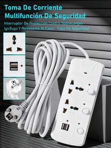 Electrical Sockets And Plugs Adaptor - White - View 11