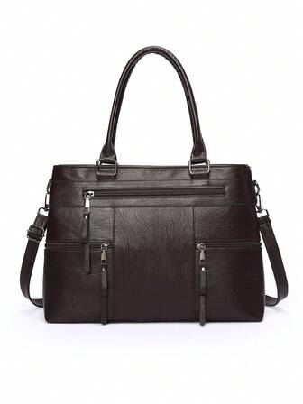 Retro Minimalist Large Capacity Fashion Student/Work Commute Tote Bag