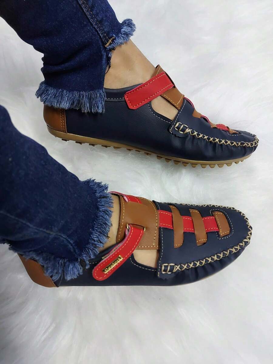 Women's Casual Comfortable Gladiator Moccasin - Nhiều màu - Xem 1