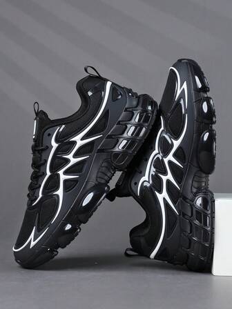 Men's Shoes Stylish Men Sports Shoes Lace-Up Shoes Sneakers For Men's Personalized Street Casual Shoes