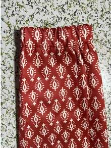 时尚印花休闲夹克，红色长袖轻薄短款外套 - 紅色 - 查看 6