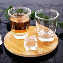 2 Pieces/4-Piece Glass Set, Liquor Glass, Thick Bottomed Tequila Glass, Perfect For Whiskey, Tequila, Espresso, And More. It Is Also An Ideal Gift For Friends, Men, Family, And Gatherings. - Clear - View 11