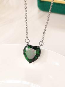 1 Peça Colar Pendente de Zircônia Cúbica Bonito para Adolescentes, para Decoração Diária, para Festa, Joia, Presente de Aniversário