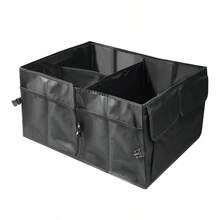 1 hộp đựng đồ ô tô dung tích lớn, hộp đựng đồ có thể gấp gọn cho cốp xe ô tô/xe tải - màu đen - Xem 12