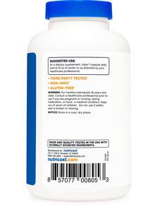 Nutricost Magnesium Oxide 375mg, 240 Capsules - 210mg Of Magnesium, Non-GMO, Gluten Free - Khác - Xem 4