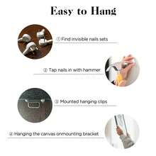 1pcs,Framed Wall DecorEthereal Dark Fantasy Angel Couple Canvas Art - Romantic Embrace With Black Wings Print, Gothic Home Decor For Bedroom & Living Room, Modern Dramatic Artwork - 彩色 - 查看 5