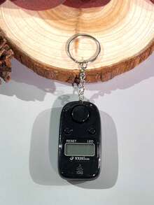 Portable Keychain Electronic Counter, Hundred Reminder With Light, LED Light Wooden Grain Counter, Convenient To Use, Suitable For Prayer Counting, Warehouse Counting, People Counting, Etc. - Multicolor - View 6