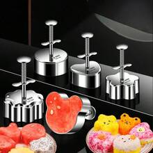 304 Stainless Steel Sushi & Vegetable Roll Mold, Mold For Making Sushi, Pressed Rice, Meat Pies, Fruits, Watermelon And Other Edible Shapes - Multicolor - View 7