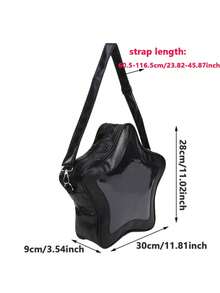 Japanese Style Minimalist Cute Aesthetic Shoulder Bag For Students Kawaii Crossbody Purse Street Fashion - Multicolor - View 6