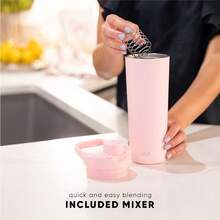 GSYY  Stains Steel Shaker Bottle With Ball 24oz Metal Ind Cup For Tein Mixes Shakes And Pre Workout Rally Collecn Chartreuse - 黑與白 - 查看 4