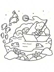 1本《啦啦队朋友：可可》涂色书，适合成人和儿童，图案大胆而简洁优雅，是放松身心的理想之选。可用作圣诞节、万圣节、生日、儿童节礼物，学生用品，返校用品，学校用品。[手绘必备] 无需描摹的涂色书 - 彩色 - 查看 7