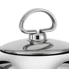 Haus Roland Ấm đun nước bằng thép không gỉ 3 lít, có chức năng tạo âm thanh khi đun sôi, thích hợp sử dụng trên bếp ga và bếp điện. - Bạc - Xem 7