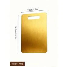 1 件砧板，易于清洁的厨房砧板，带人体工学手柄，适用于肉类、蔬菜、水果、面包和奶酪；斋月期间的理想之选。 - 彩色 - 查看 15