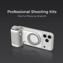 COMITOK MOCA Magnetic Phone Holder, Compatible With IOS 18/26 Models - Anti-Drop Design, Detachable Remote Control And Keychain, No App Required | Essential For Selfie/Video/Live Streaming | Photographer's Must-Have Gift - White - View 2