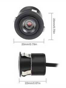 Car Rearview Flat Mounted Reversing Camera With Night Vision And Wide Viewing Angle Is Universal Suitable For Trucks/SUVs/Buses/Trucks/Pickups/RVs