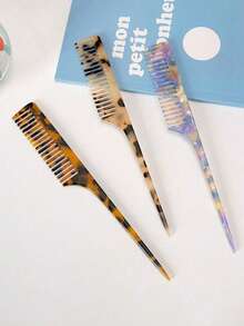 Lược chải tóc họa tiết da báo chuyên nghiệp - Lược chải tóc họa tiết da báo chống tĩnh điện, tạo kiểu tóc mượt mà - Chống tĩnh điện, không rối, dễ dàng chải tóc, tạo mái tóc mềm mại, óng ả. Phụ kiện tóc, bộ dụng cụ tạo kiểu tóc, bộ dụng cụ làm tóc. - Nhiều màu - Xem 5