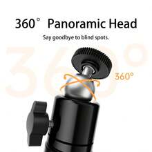 Llano Desktop Mini Ball Head Tripodwith Aluminum Alloy 360° Panoramic Ball Head Tripod - one-size - View 9