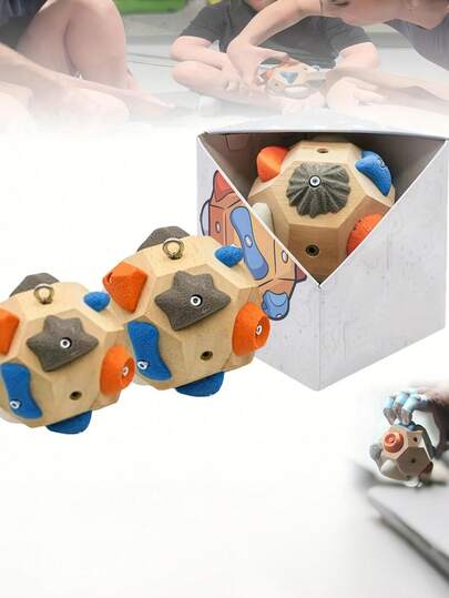 락 텍스처 클라이밍 트레이닝 볼 - 미끄럼 방지 그립과 사실적인 락 텍스처가 있는 휴대용 손가락 힘 트레이너, 실내 및 실외 사용을 위한 내마모성 피트니스 장비, 코어 강도 및 클라이밍 기술 강화 - 클라이밍 애호가, 체육관 및 야외 훈련에 필수적, 그립 개선 및 실제 락의 느낌 재현, 완벽한 클라이밍 선물,