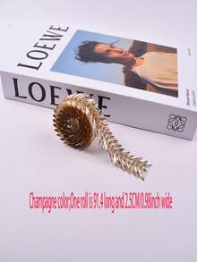 1条小麦色树脂水晶水钻热熔胶装饰链带，适用于DIY婚纱、服装、包包、帽子、家居工艺品配件 - 彩色 - 查看 7